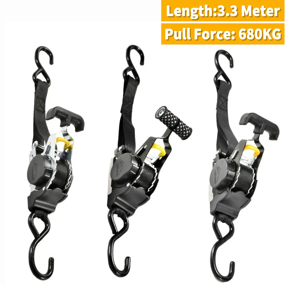 Cargo Straps Luggage Strap Cargo Tie Down Strap Tie Down Straps Lashing Strap Motorcycles Ratchet Strap S Hook Load Trailers Vehicles Boat