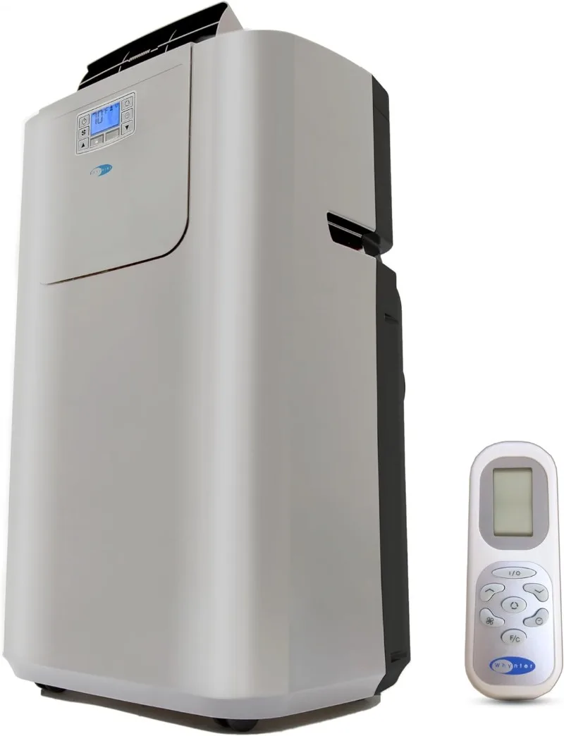 

Whynter 12,000 (7,000 BTU SACC) Elite Dual Hose Portable Air Conditioner Dehumidifier, Fan and Storage Bag, up to 400 sq ft,Grey