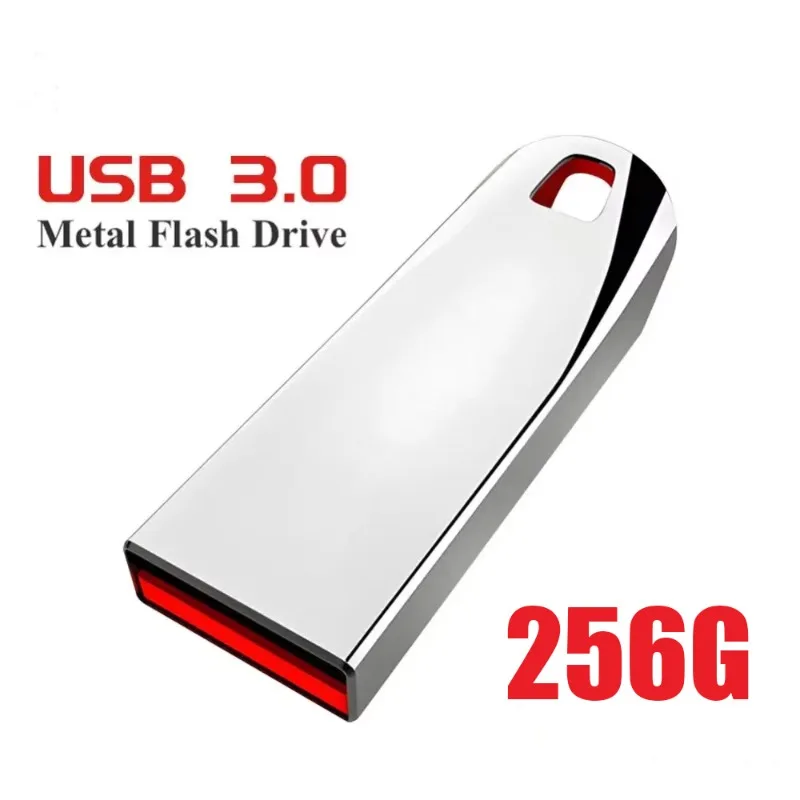 Pen Drive U disk 3.0 Pen Driver Metal High Speed ​​Flash Drive 256GB128GB 64G USB Memory Stick Pen Driver 128GB for PC/Laptop/PS4 Contr