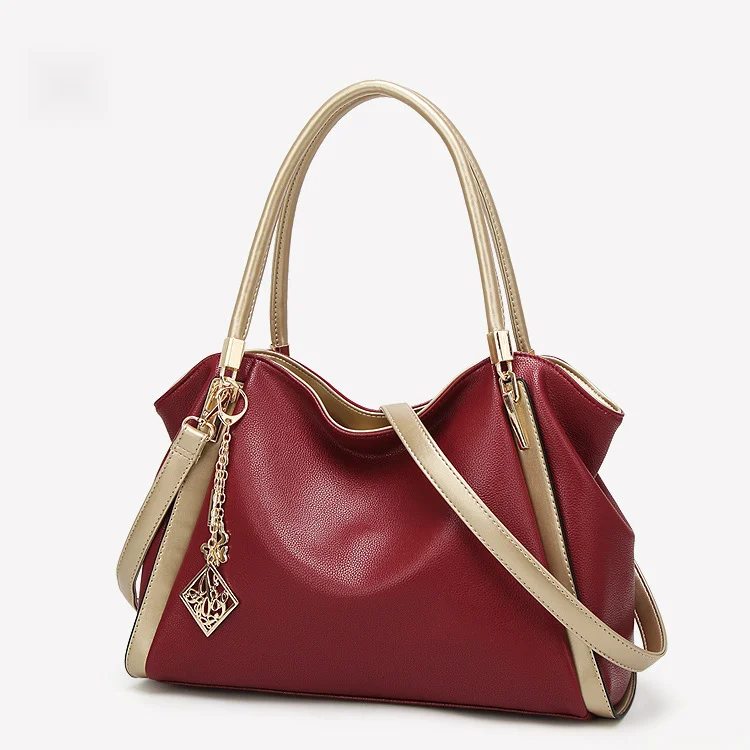 2024 New Fashion Middle aged Women's Versatile One Shoulder Crossbody Handheld Large Capacity Soft Leather Mom's Bag_voghion.com