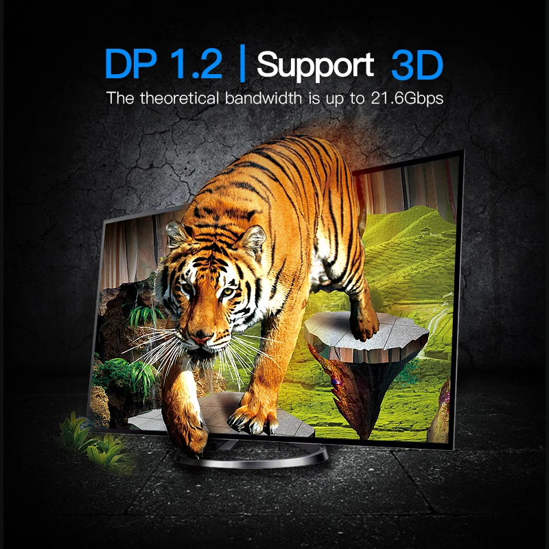 Vention Thunderbolt ̴ ÷ Ʈ-÷ Ʈ ̺ ̴ DP-DP ̺  Macbook Pro Air  ǻ TV ȯ