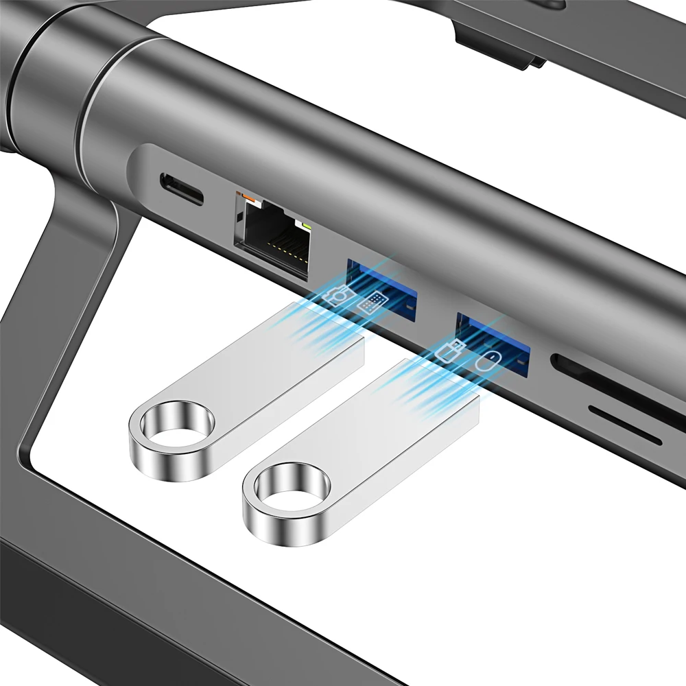 universal para laptop, hub porta tipo C, PD100W, 8 em 1