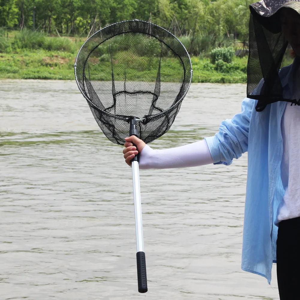 Telescopic Aluminum Folding Fishing Net 1