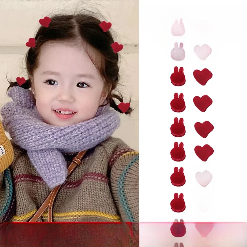 [velvet style] red heart 6+red rabbit 6