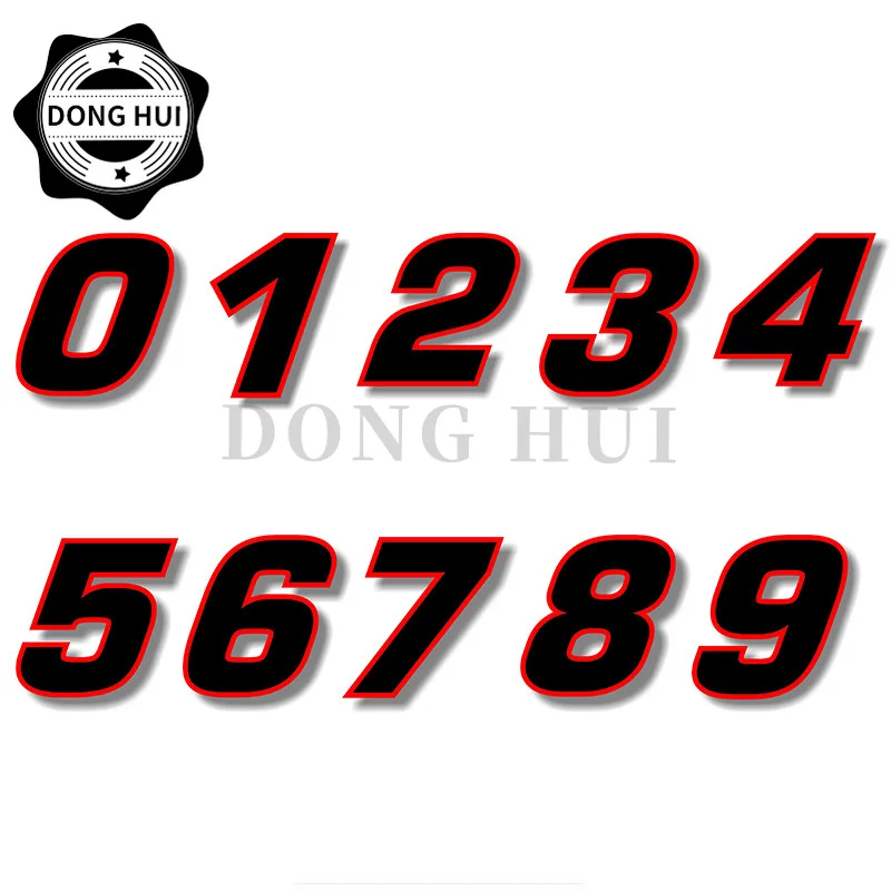 

Race Racing Number Black Square Font Car Sticker Mug Guitar Skateboard Laptop Camper Motorcycle Helmet Dirt Bike Surfboard Decal