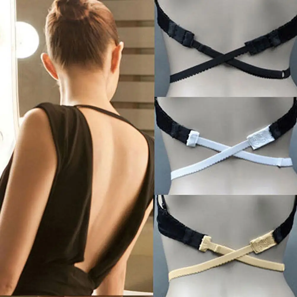 Low Back Bra Strap Bra Invisible Transparent Straps Extenders Strap Buckle Extension Extender Sewing Tool Intimates Women Strap silicone women non slip buckle bra extender for bra straps invisible transparent elastic bra strap fasteners accessories