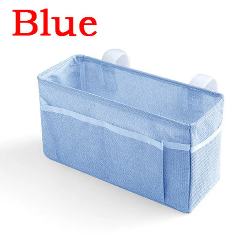 Cotton Linen Bedside Storage Car Organizer Hanging Bag Sundries Multi Pockets Bunk Beds Side Pouch Bag Makeup Organizer