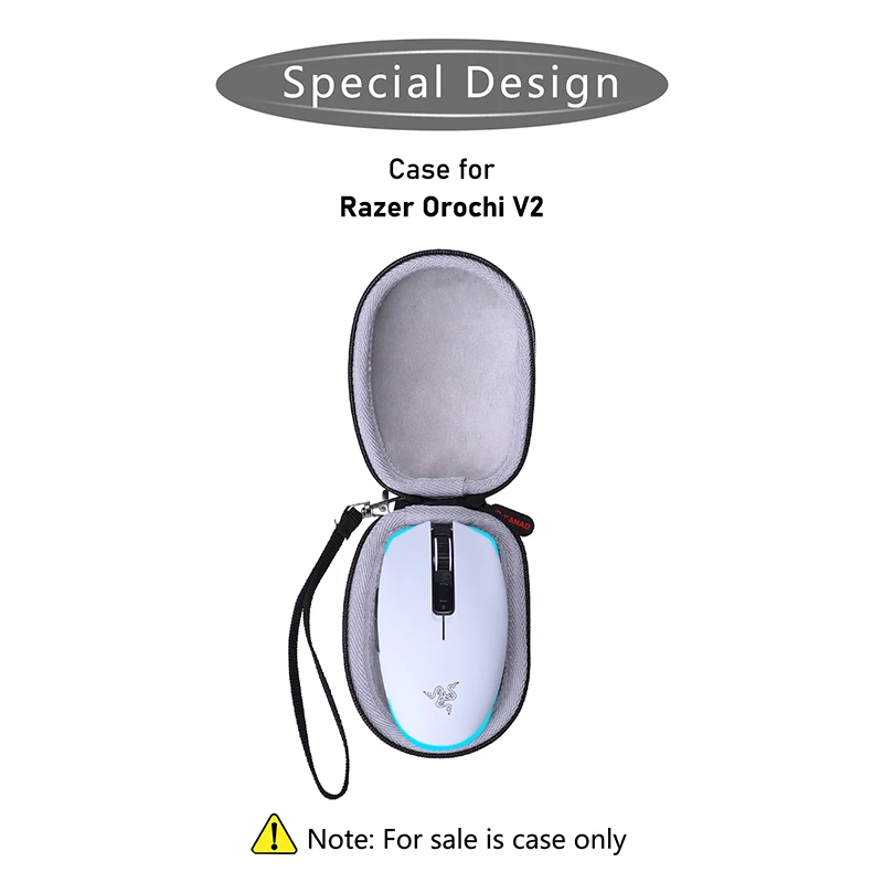 Xanad Eva Case Duro para Razer Orochi v2 Móvel sem Fio Gaming Mouse Bolsa de Armazenamento de Transporte de Proteção - Imagem 6