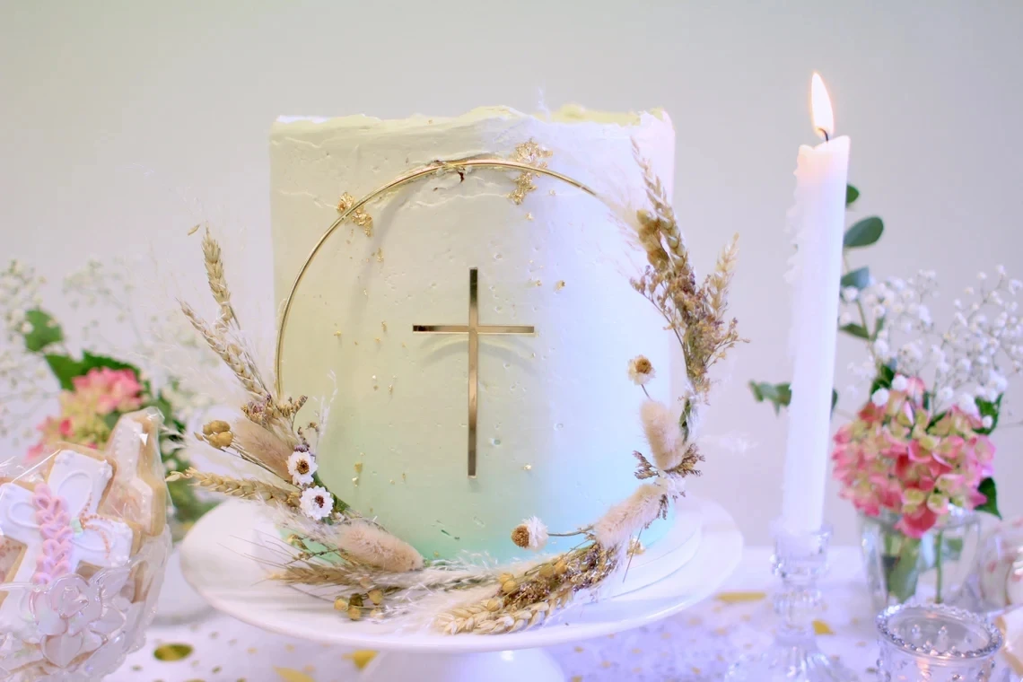 10pcs Acrylic gold cross cake charm, cross cake decor, birthdat topper, baptism, gold crosses decor, christening baby decor
