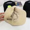 Winter crochet knitted hat Unisex men solid c letter sports hat Women casual thick warm Visor cap Topless hats gorros 4