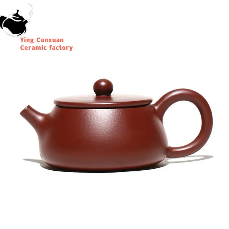 

180ml Classic Yixing Purple Clay Teapots Raw Ore Zhu Mud Beauty Tea Pot Handmade Stone Scoop Filter Kettle Chinese Zisha Tea Set