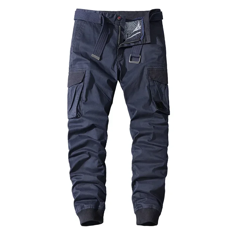 New Men's Cargo Pants Casual Multi-pocket Military Tactical Pant Cotton Running Long Trousers Male Spring Autumn Outdoor Trouser