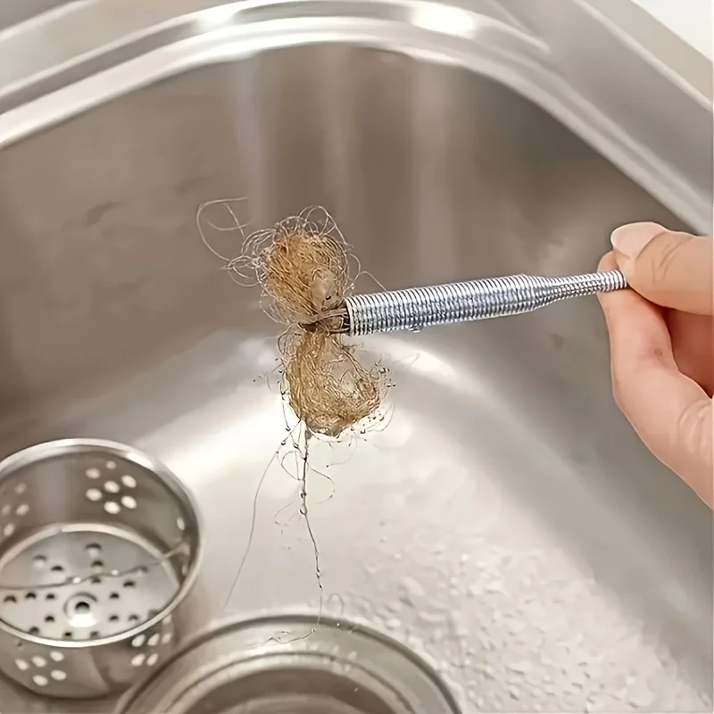 Description Picture 5 of itemToilet Unclogging Tool - Home Toilet Drain Cleaner with 4 Claws, Flexible Handheld Sewer Grabber for Removing Debris