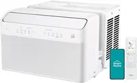 10,000 BTU U-Shaped Smart Inverter Window Air Conditioner–Cools up to 450 Sq. Ft., Ultra Quiet with Open Window Flexibilit 1