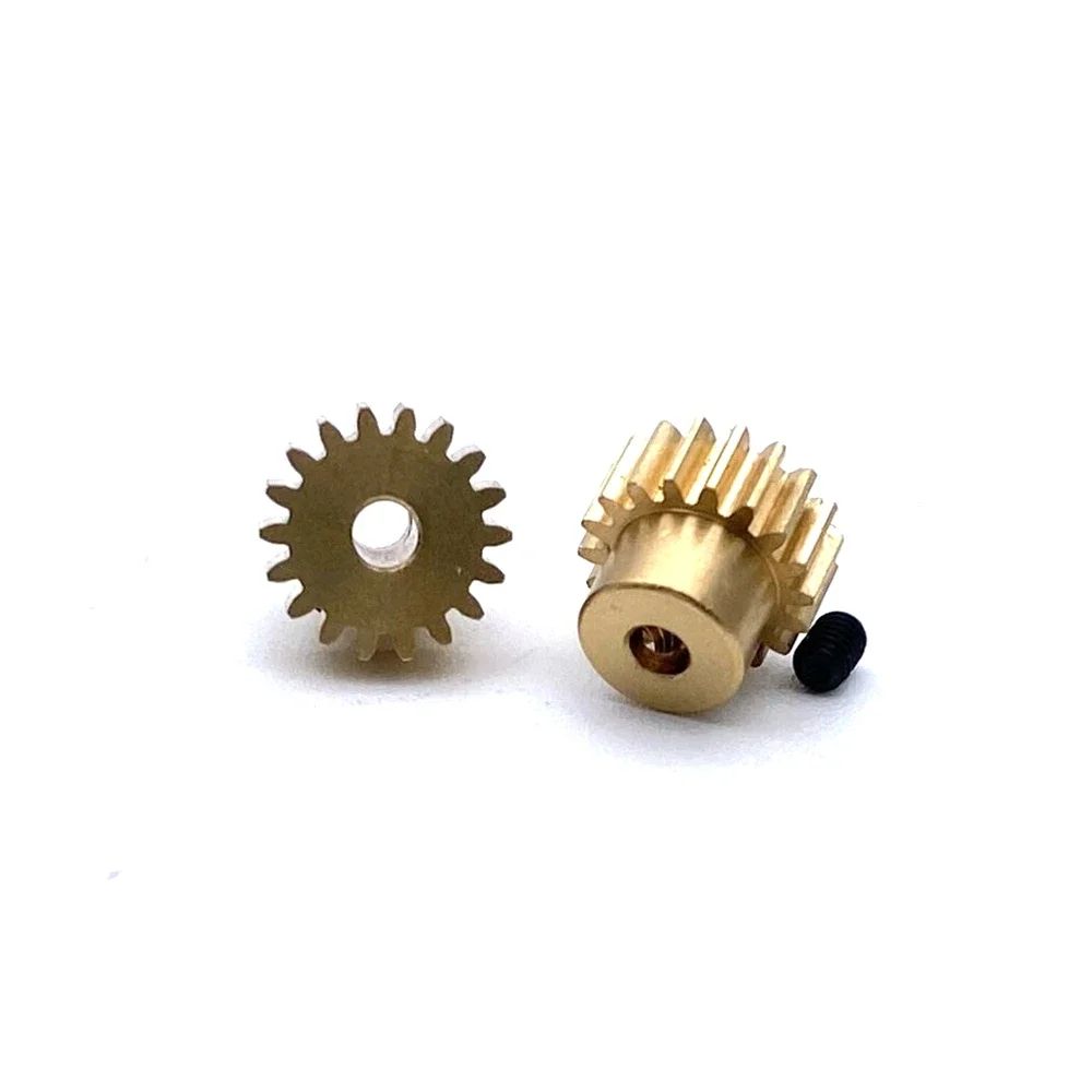 0.4M 18T step gear 2MM 2.5MM Bore diameter Copper Gear 18 Teeth 2PCS