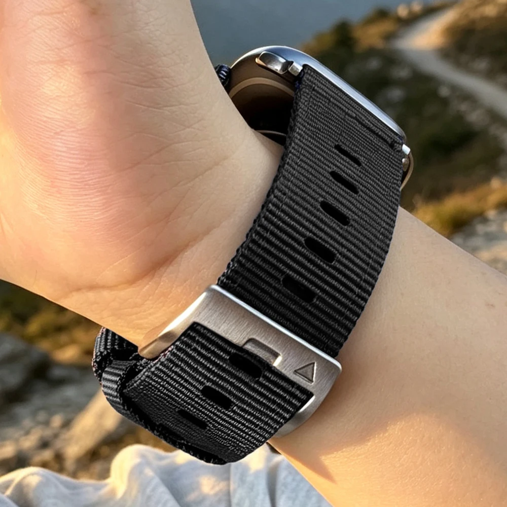 Sports Nylon Strap - Durable, Comfortable & Gap-Free Watch Band