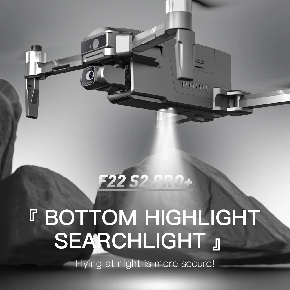 SJRC F22 S2 Pro GPS 드론 5G WIFI 4K HD 카메라 EIS 2축 안정화 짐벌 레이저 장애물 회피 브러시리스 RC 쿼드콥터 장난감