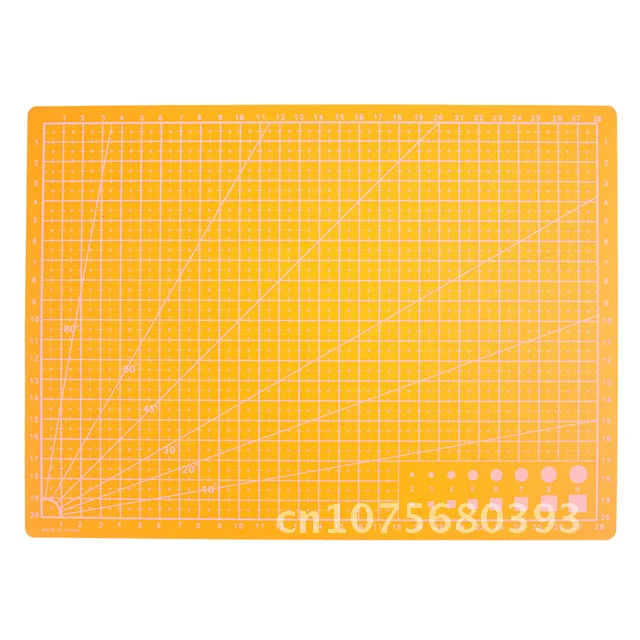 공예 카드 원단 가죽 종이 보드, 자체 치유 커팅 매트, A4 그리드 라인, 30x22cm, 1 개