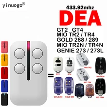 Nouvelles télécommandes de Garage DEA mijia TR2 TR4, GT2 GT4 mijia TR2N TR4N, or 288 289, Code de roulement 433MHz 433.92, compatibles