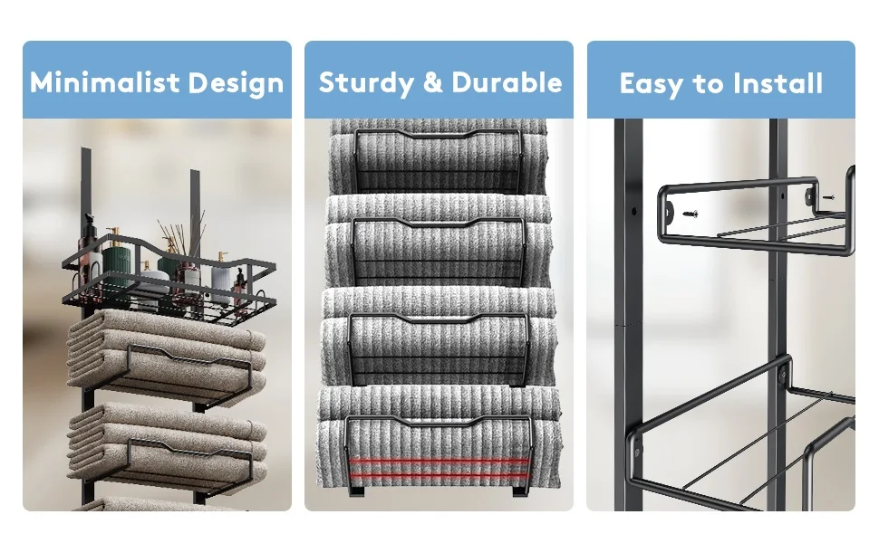 sturdy towel rack