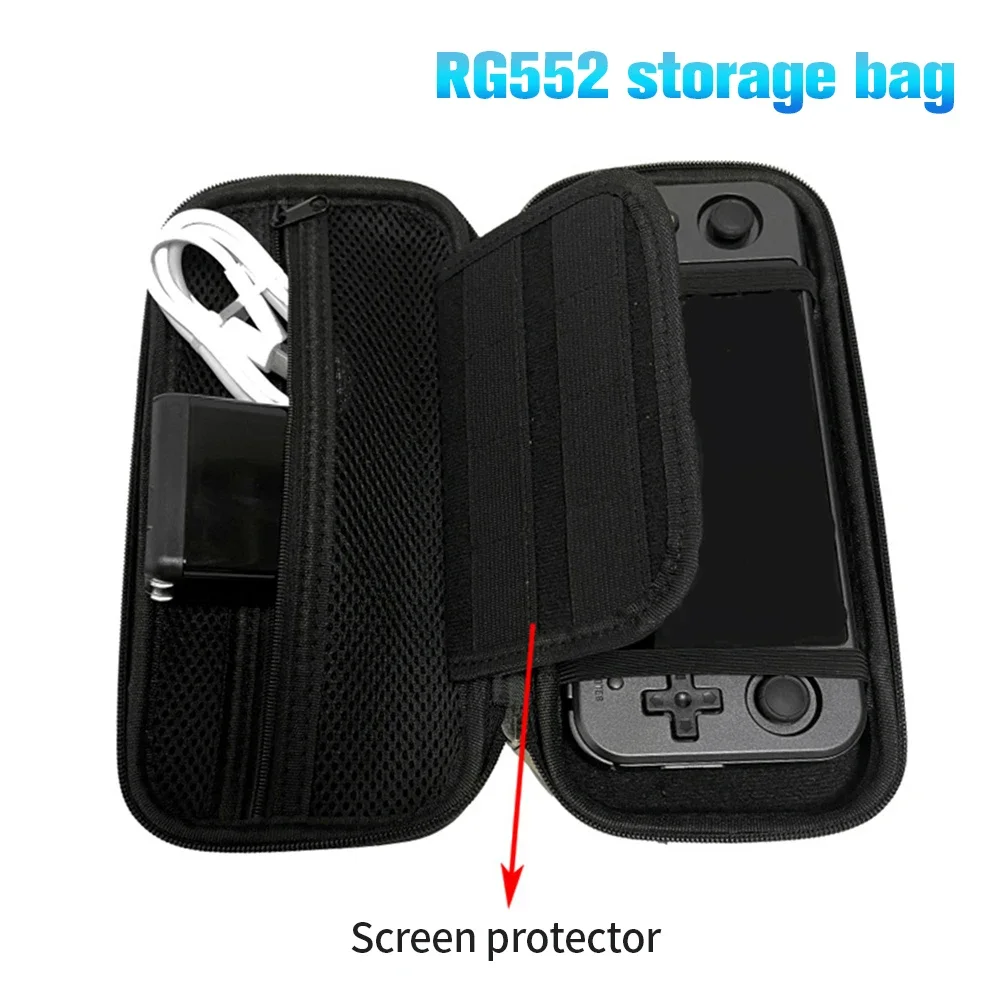 EVA Hard Protective Case Shockproof Portable Storage Bag Handheld Game Console Carrying Case Bag for ANBERNIC RG552 RG35XX
