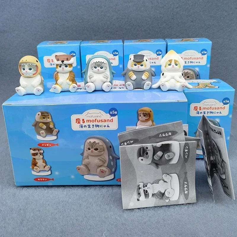 thumbnail image 1 of Figuras de acción de gato de 5 cm, travesti, tortuga, dinosaurio, tigre, juguete kawaii, lindo, decoración, adornos, muñeca de exhibición, regalo para niños, 1 of 5
