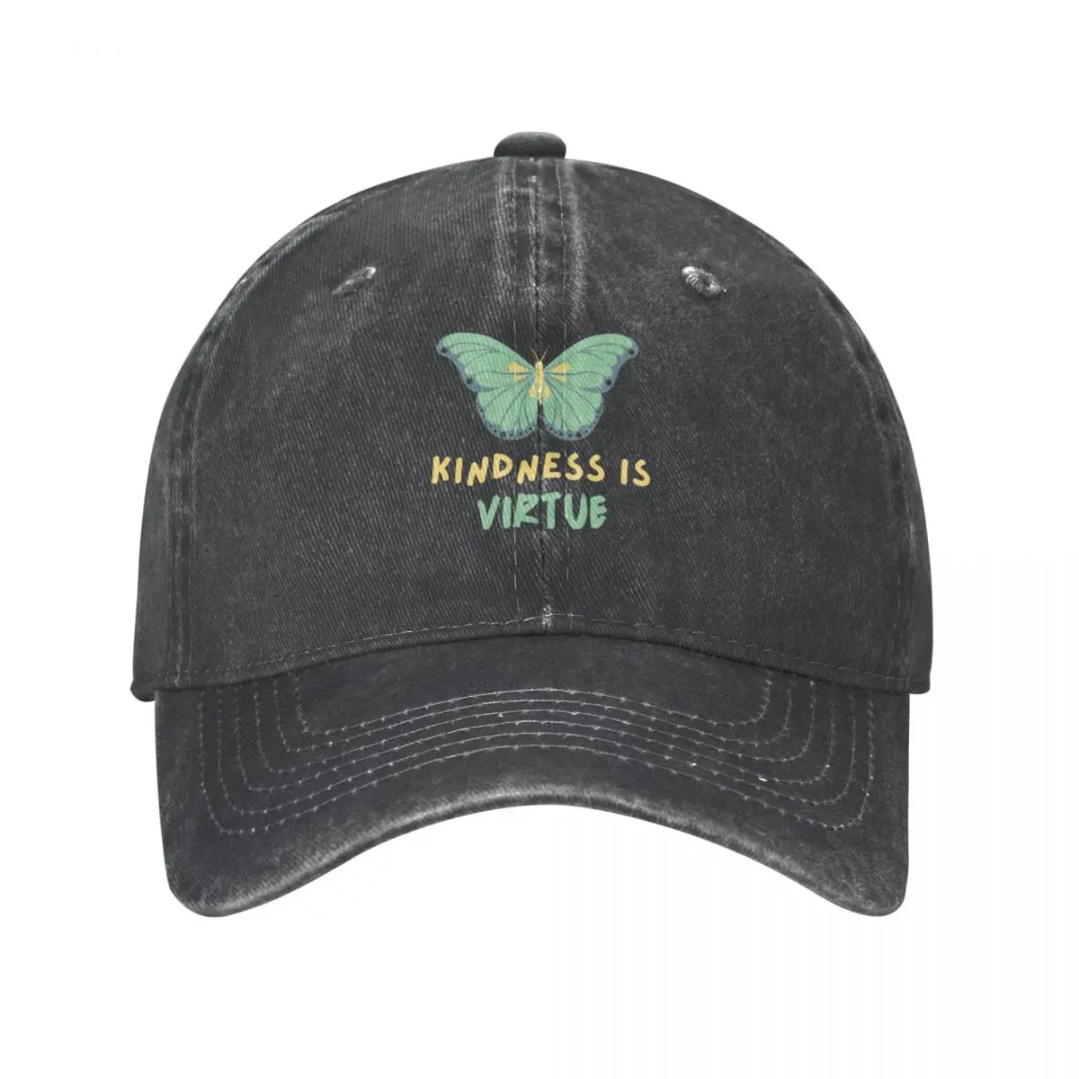 

Kindness is Virtue-colored text typography design,inspirational quotes,motivational quotes,butterfly lovers Cap Cowboy Hat