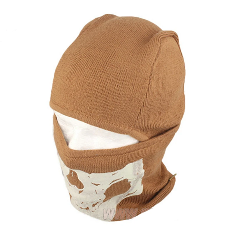 Winter Polar Emersongear Hunting Warmer SKULL Hood Hat Fleece Balaclava Men Face Warmer Beanies Thermal Head Cover Airsoft Sport