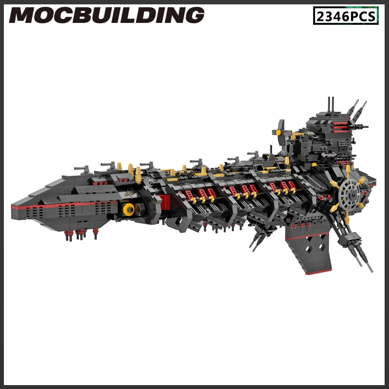 

Space Movie Class Battleship Model MOC Building Blocks Warhammer 40k Vengeful Spirit DIY Assembly Bricks Collection Toys Gifts