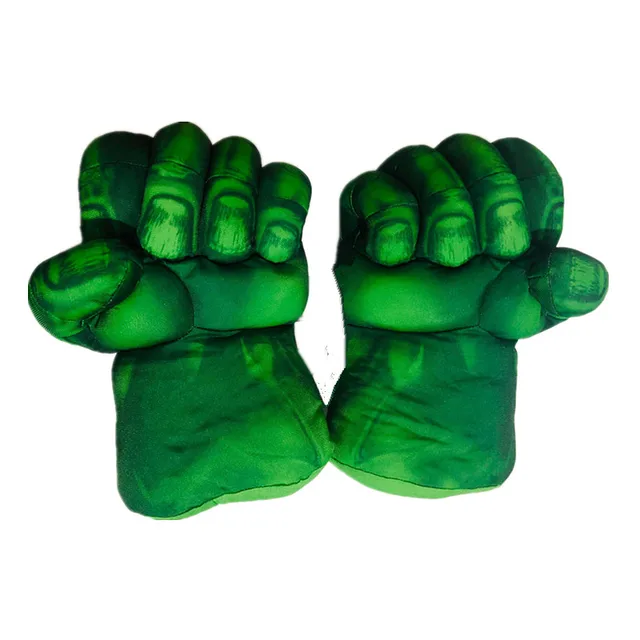 Kids Hulk Fist Plush Gloves Superhero Capes Captain America Performance Shield 3