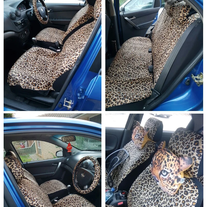 1 Pezzo Di Copertura Per Cintura Di Sicurezza Per Auto Leopardo Bianco -  Morbida Protezione Per La