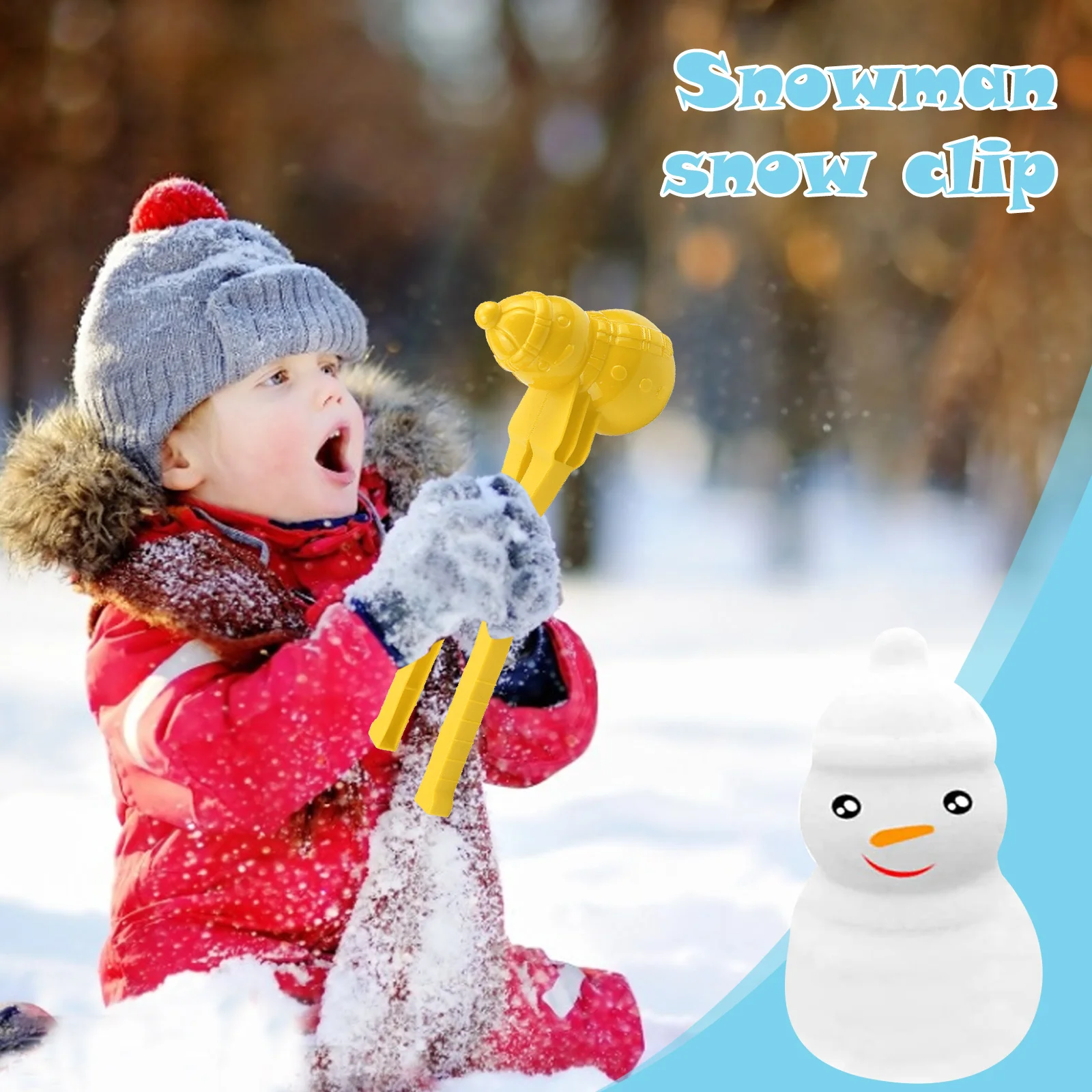 Outdoor Snow Toys Kids, Duck Shape Snow Ball Maker