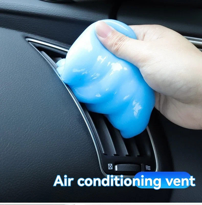 160g Car Cleaning Gel Duster Removes Interior Dust Air Vent Dashboard Laptop