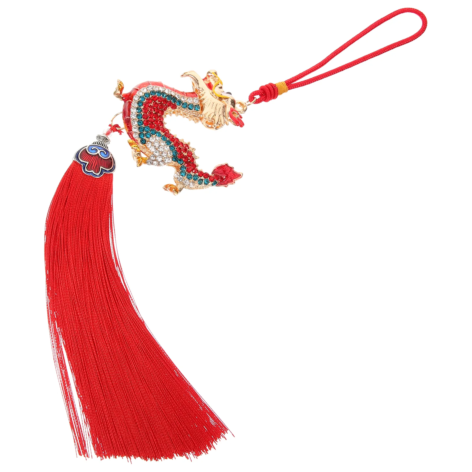 

Year of The Dragon Pendant Adorable Car Hanging Ornament Decor Decoration Rear View Mirror Accessories Rearview Supply