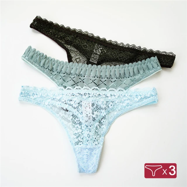 Women's Lace Underwear, Thong G-string Panties