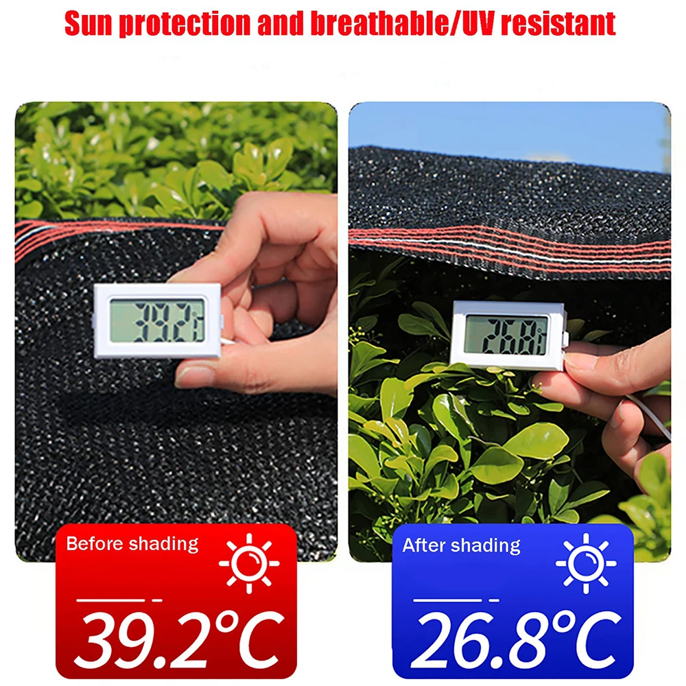 Garden Shade Cloth 70% Sun Protection Shade Net Corrosion Resistant Protection/breath HDPE Shade Sail With Grommets