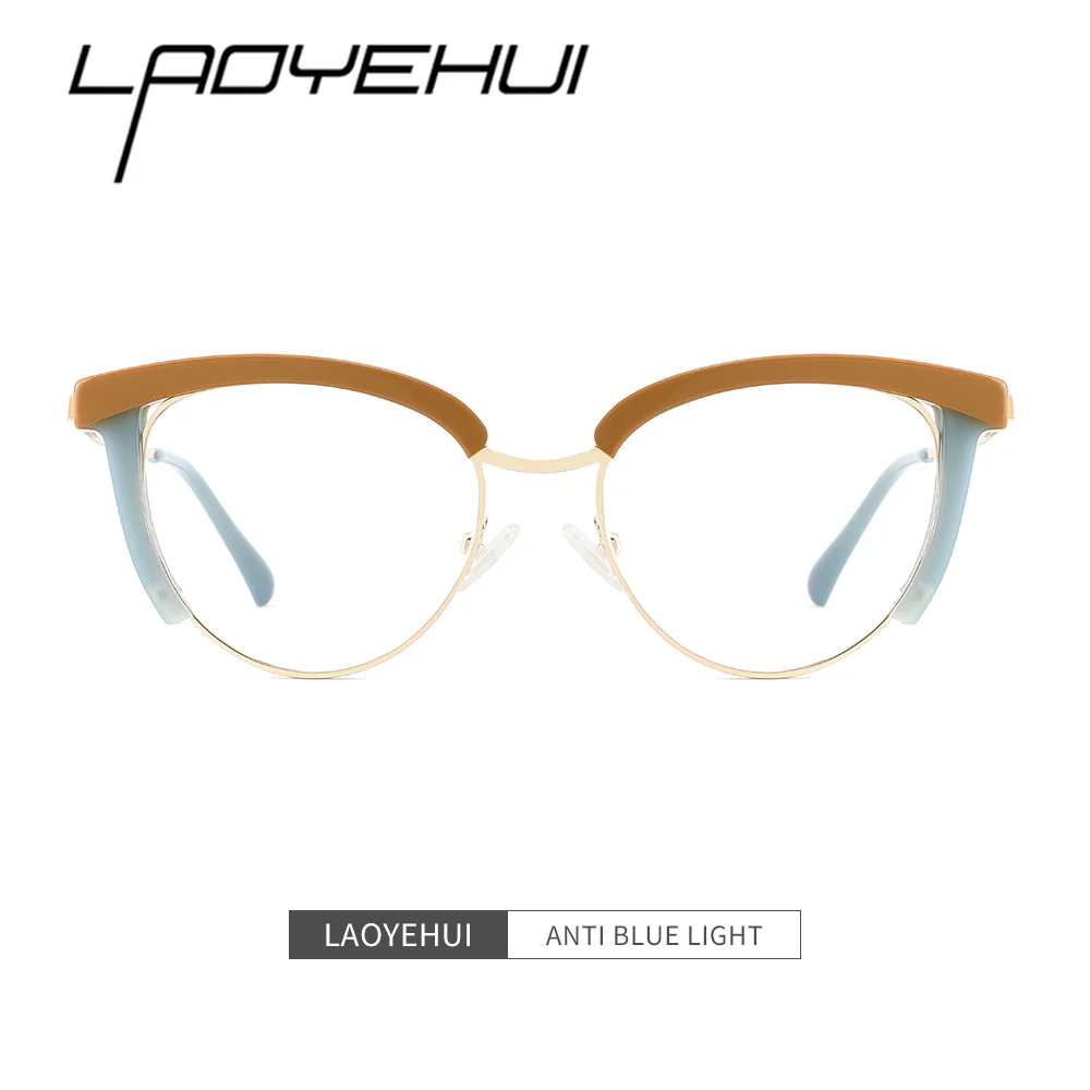 

Prescription Glasses Women Blue Film Reading Glasses Magnifier Modern Fashion Acetate Frame Women's Vision Glasses Plus 1 2 3 4