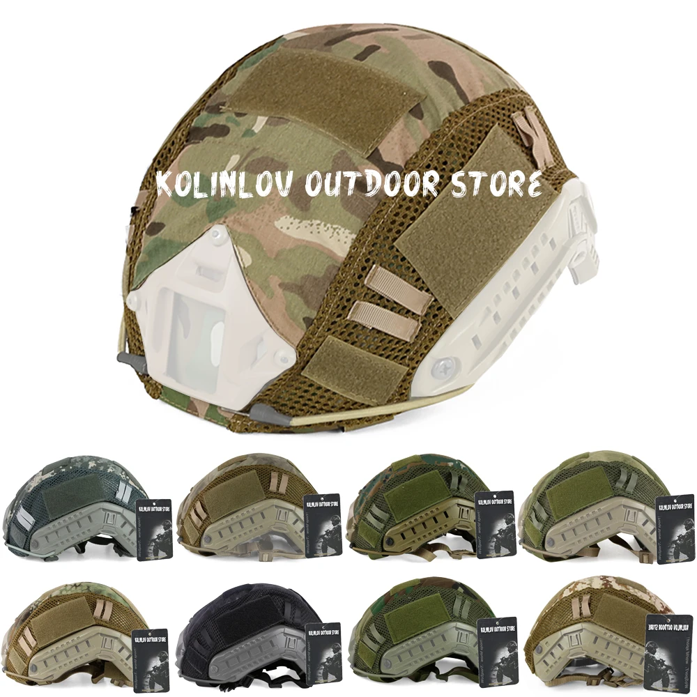 Copri casco tattico per casco Fast MH PJ BJ Airsoft Paintball Army Helmet  Cover accessori militari - AliExpress