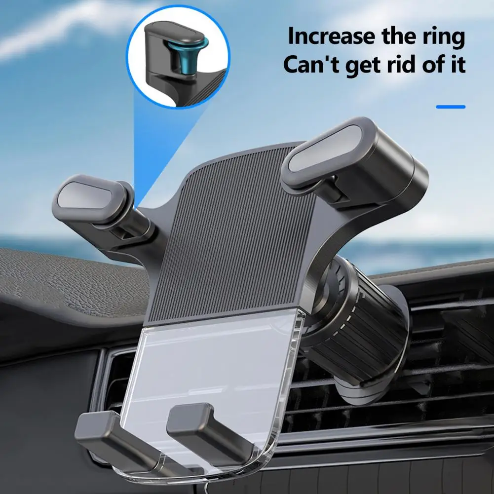 

Автомобильный держатель для телефона с поворотом на 360 градусов, с креплением на вентиляционное отверстие, кронштейн с гравитационным датчиком, технические принадлежности
