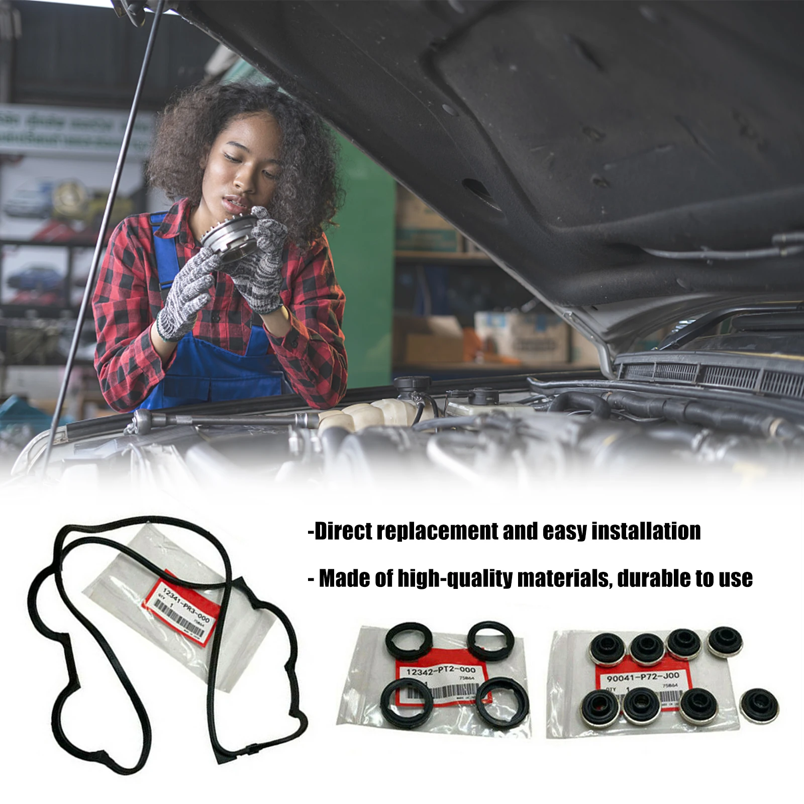 BGA RK6307 Kit Guarnizioni, Copritestata Per HONDA CIVIC, CRX - Foto 7