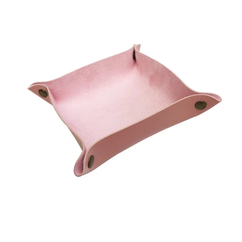 Storage Trays Square Tray for Jewelry Phone Coin Desktop  Box Sundries Bins Table Decoration Key Wallet  Decorative tray 5