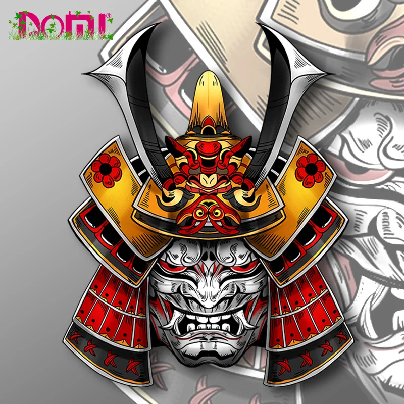 Japan Demon Ghost Samurai Car Stickers Skull Prajna Auto Fuel Tank Hannya Motocross Racing Laptop Helmet Trunk Wall Decal