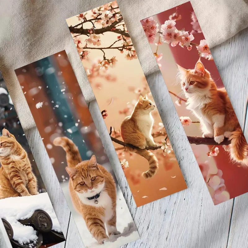 Palace Museum and Cat Bookmarks 30pcs Cartoon Cute Reading Pages Book Markings Card Student Supplies Gift Bookmarks