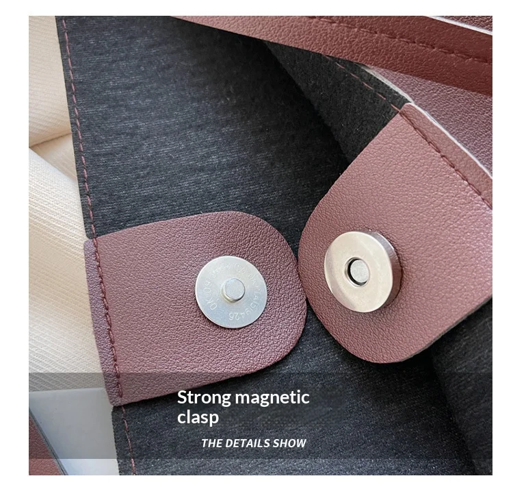 Damen-Tragetasche, modische Unterarmtasche, große Kapazität, weiche PU-Leder-Umhängetasche, Retro-Crossbody-Tasche, lässige tragbare Bucket Bag – Detail 3