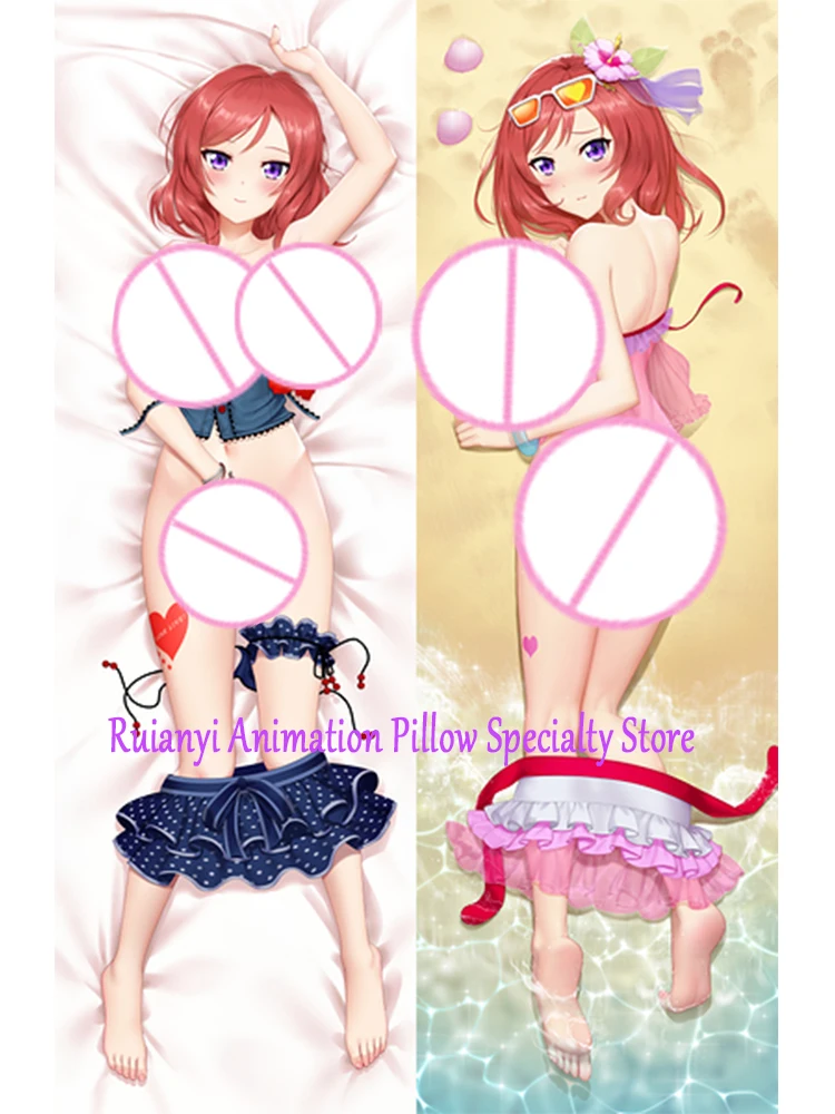 

Dakimakura Anime Nishikino Maki Double-sided Print Life-size Body Game Pillow Cover Bedding Gifts