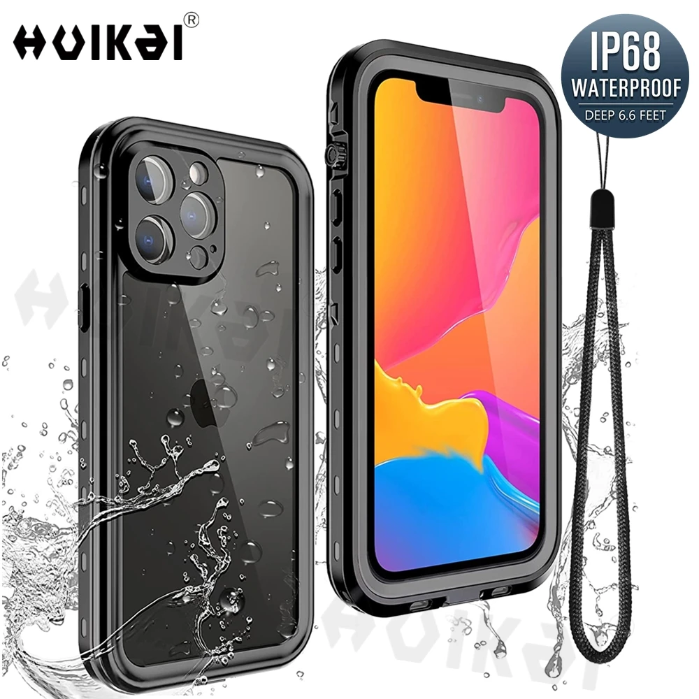 moto e6 phone case IP68 Waterproof Case For iPhone 13 Pro Max 12 Pro Max 13 12 Mini 11 Pro Max X XS XR Full Protection Heavy Duty Shockproof Covers moto g stylus phone case