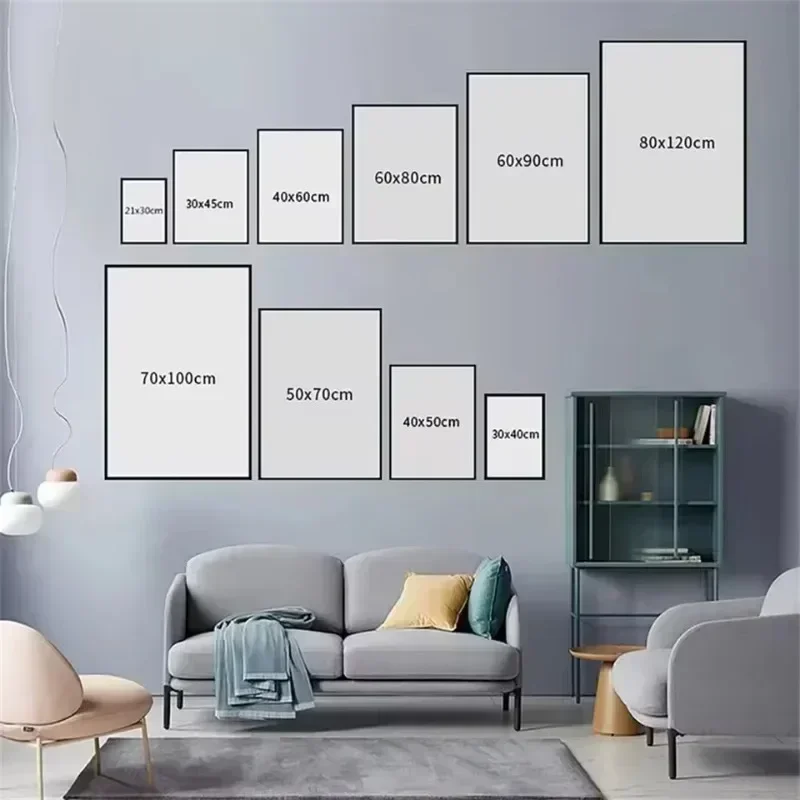 3-Piece Luxury Blue Gold Canvas Art 4