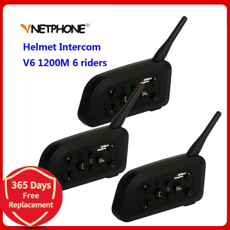 Bluetooth Headset Intercom | Motorcycle Riders | Intercomunicador - Helmet Headset -