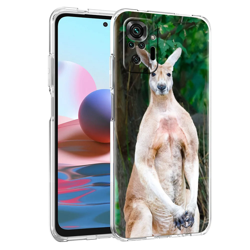 Durable Kangaroo-Themed Soft TPU Phone Case