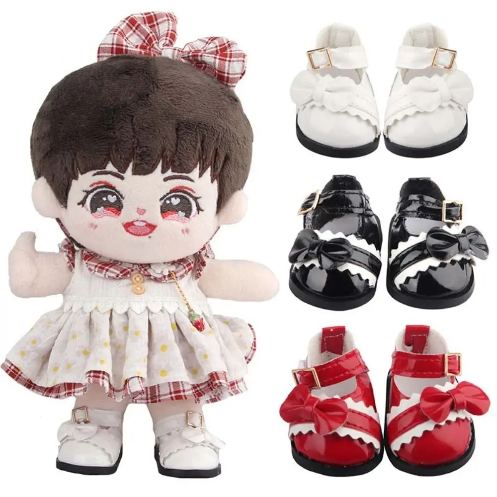 

PU Leather Shoes Dolls Accessories Mini Shoes For DIY 14 Inch Cotton Doll